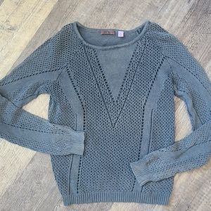 Anthro~Cullen~Open knit Cotton Sweater M